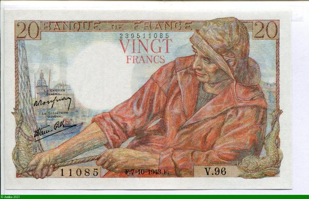 20 FRANCS PECHEUR - Type 1942