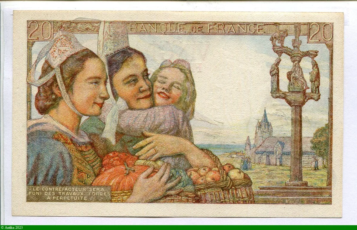 20 FRANCS PECHEUR - Type 1942