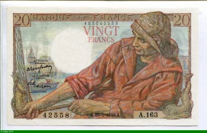 20 FRANCS PECHEUR - Type 1942