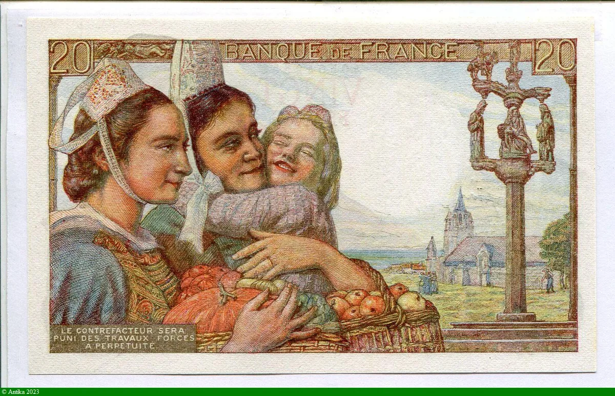 20 FRANCS PECHEUR - Type 1942
