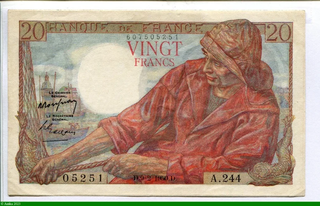 20 FRANCS PECHEUR - Type 1942