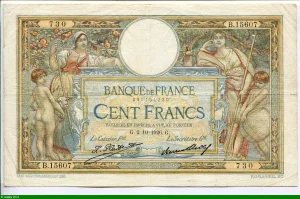 100 FRANCS LOM - Type 1906 "Grands Cartouches"