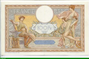 100 FRANCS LOM - Type 1906 "Grands Cartouches"