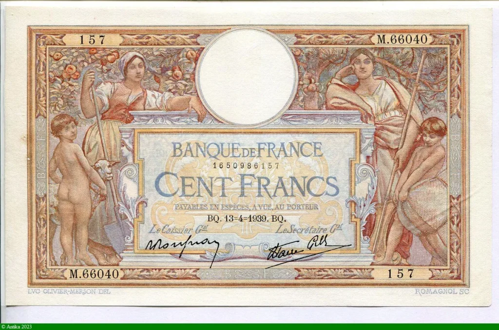 100 FRANCS LOM -Type 1906 modifié
