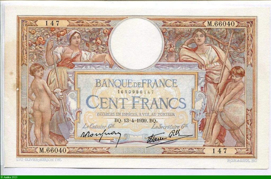 100 FRANCS LOM -Type 1906 modifié