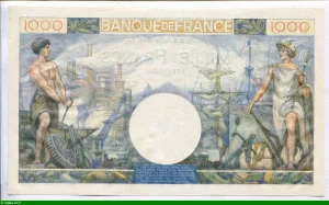 1000 FRANCS COMMERCE & INDUSTRIE - Type 1940