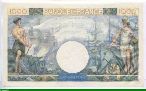 1000 FRANCS COMMERCE & INDUSTRIE - Type 1940
