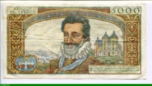5000 FRANCS HENRI IV - Type 1957