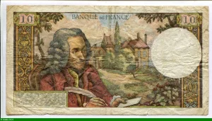 10 FRANCS VOLTAIRE - Type 1963