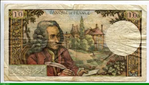 10 FRANCS VOLTAIRE - Type 1963