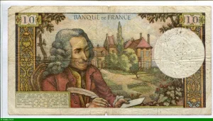 10 FRANCS VOLTAIRE - Type 1963
