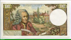10 FRANCS VOLTAIRE - Type 1963