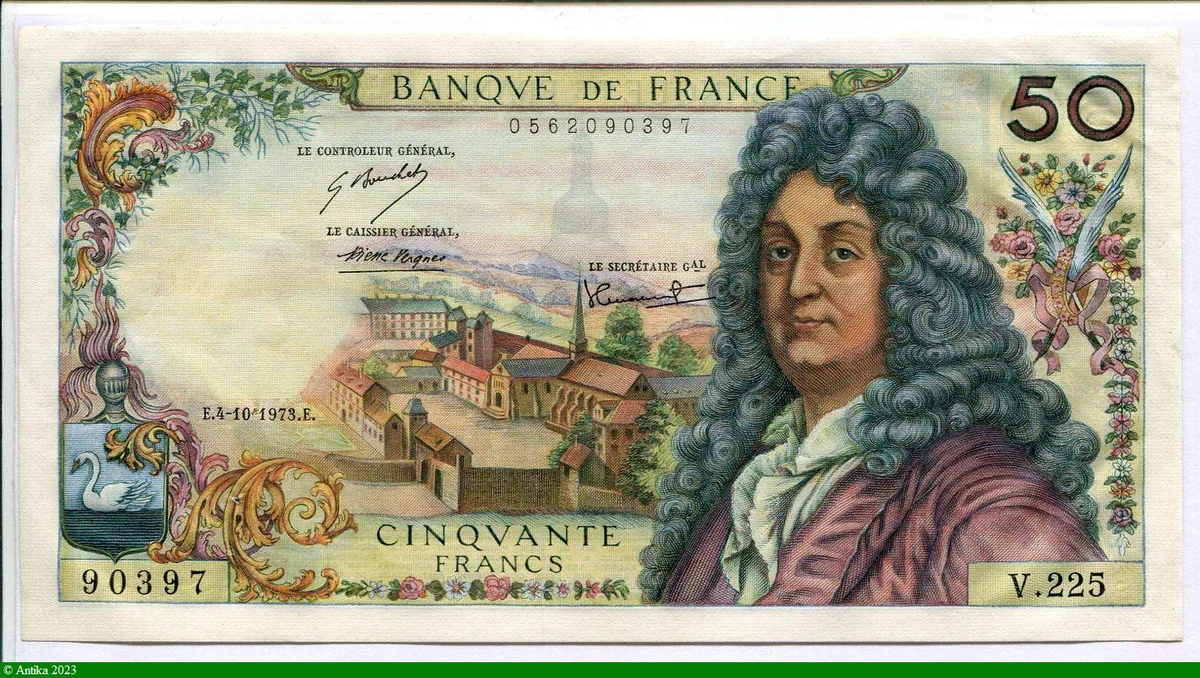 50 FRANCS RACINE - Type 1962