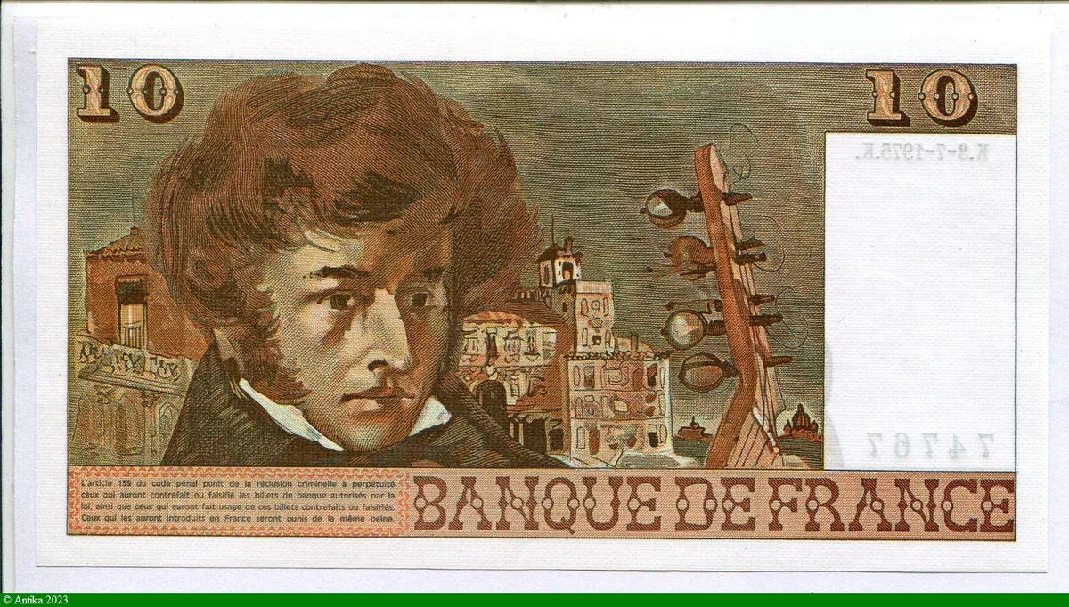 10 FRANCS BERLIOZ - Type 1972