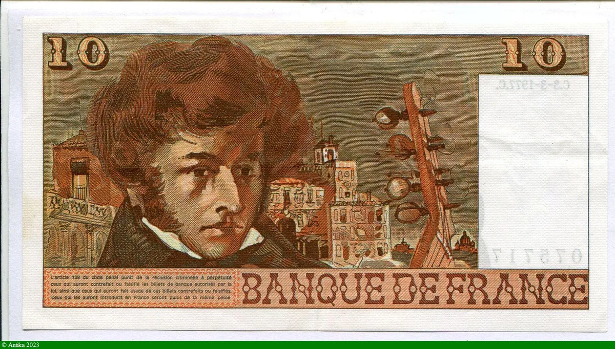 10 FRANCS BERLIOZ - Type 1972