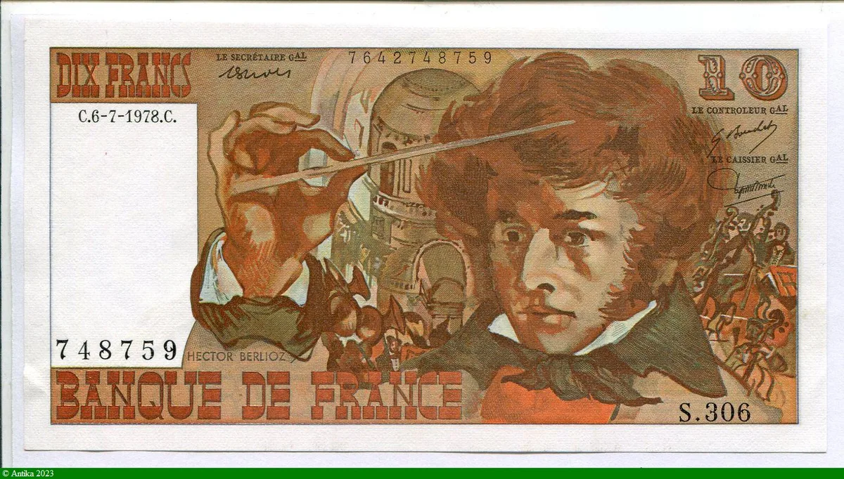 10 FRANCS BERLIOZ - Type 1972