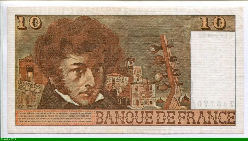 10 FRANCS BERLIOZ - Type 1972