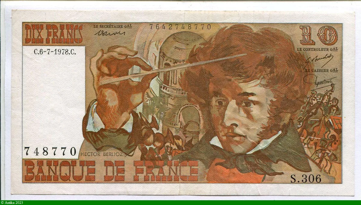 10 FRANCS BERLIOZ - Type 1972