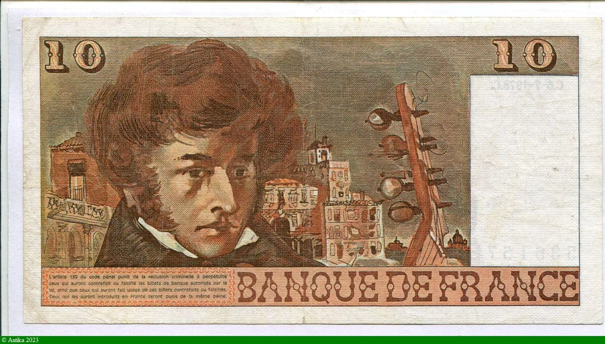 10 FRANCS BERLIOZ - Type 1972