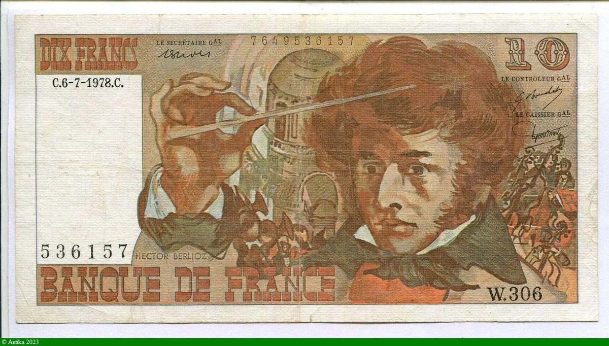 10 FRANCS BERLIOZ - Type 1972