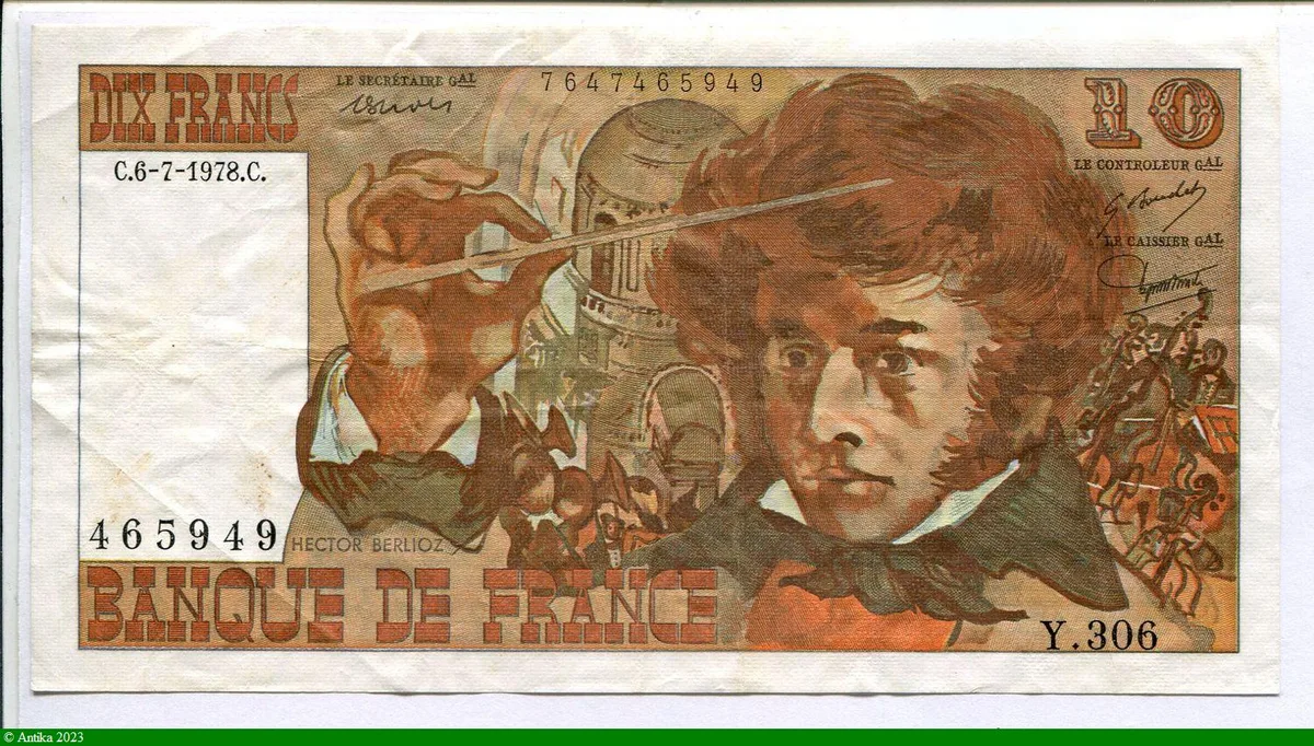 10 FRANCS BERLIOZ - Type 1972
