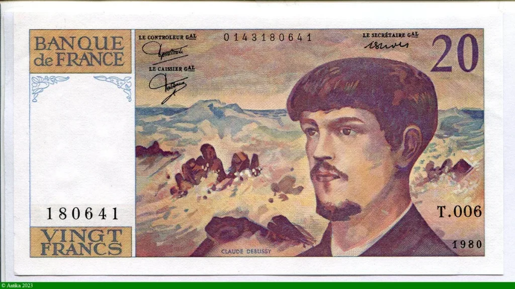 20 FRANCS DEBUSSY - Type 1980