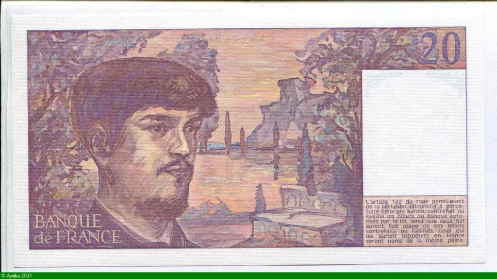 20 FRANCS DEBUSSY - Type 1980