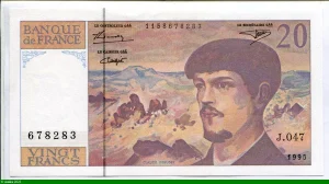 20 FRANCS DEBUSSY - Type 1980 Modifié