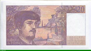 20 FRANCS DEBUSSY - Type 1980 Modifié