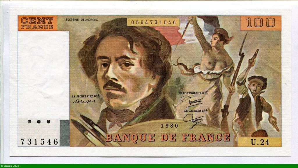 100 FRANCS DELACROIX - Type 1978 modifié