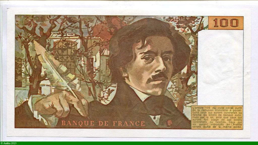 100 FRANCS DELACROIX - Type 1978 modifié