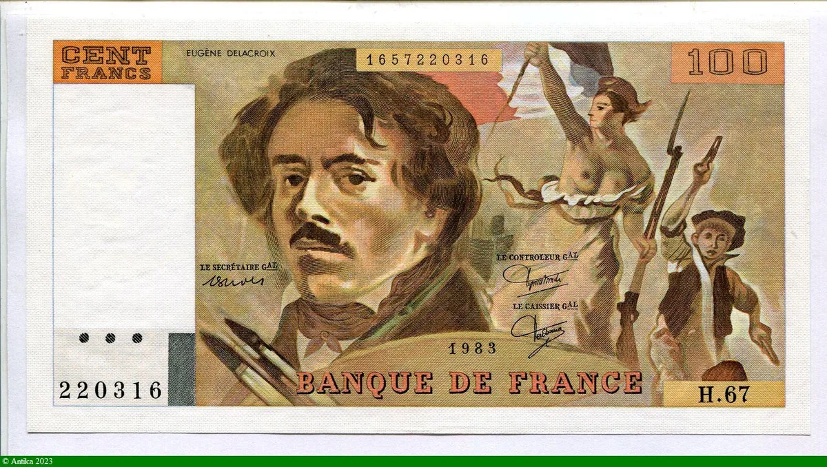 100 FRANCS DELACROIX - Type 1978 modifié