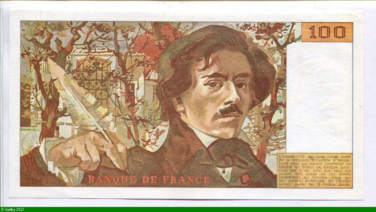 100 FRANCS DELACROIX - Type 1978 modifié
