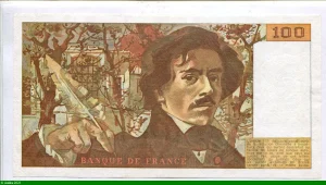 100 FRANCS DELACROIX - Type 1978 "imprimé en continu"