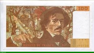 100 FRANCS DELACROIX - Type 1978 "imprimé en continu"