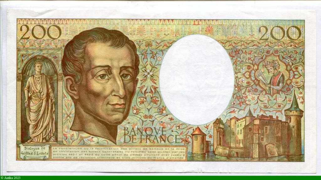 200 FRANCS MONTESQUIEU - Type 1981 modifié