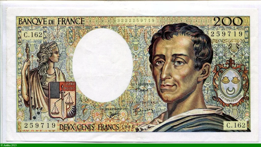 200 FRANCS MONTESQUIEU - Type 1981 modifié