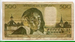 500 FRANCS PASCAL - Type 1968