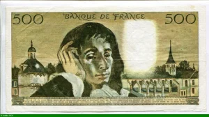 500 FRANCS PASCAL - Type 1968
