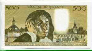 500 FRANCS PASCAL - Type 1968
