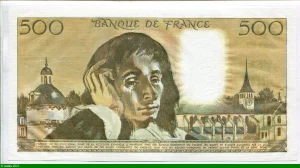 500 FRANCS PASCAL - Type 1968