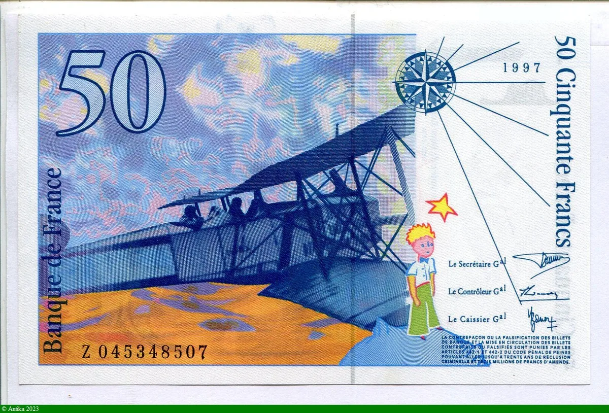 50 FRANCS SAINT-EXUPERY - Type 1992 modifié