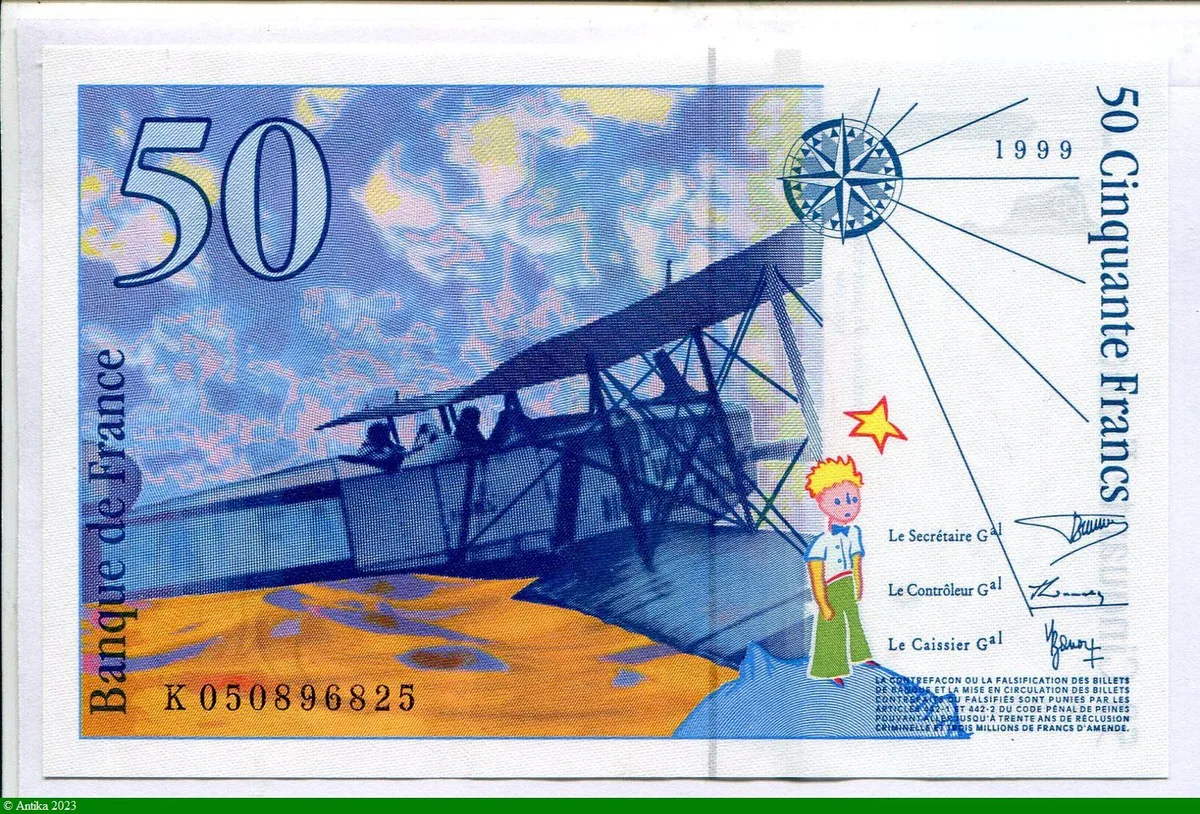 50 FRANCS SAINT-EXUPERY - Type 1992 modifié
