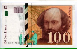 100 FRANCS CEZANNE -Type 1997