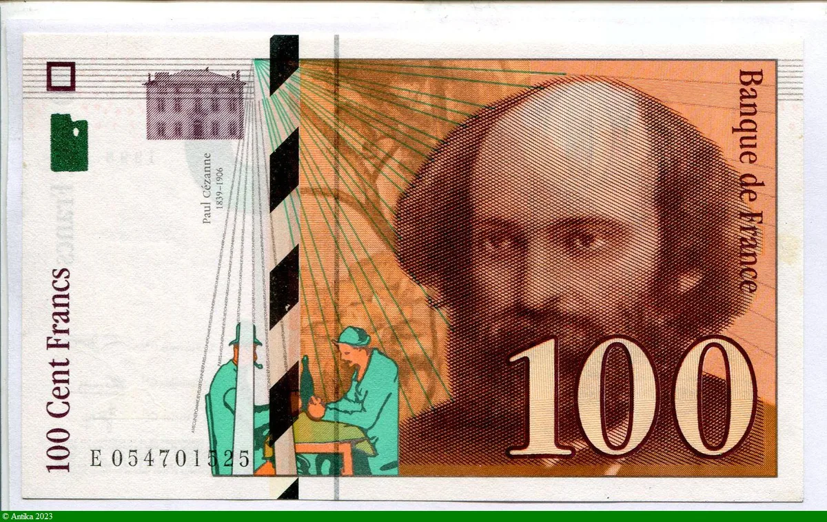 100 FRANCS CEZANNE -Type 1997