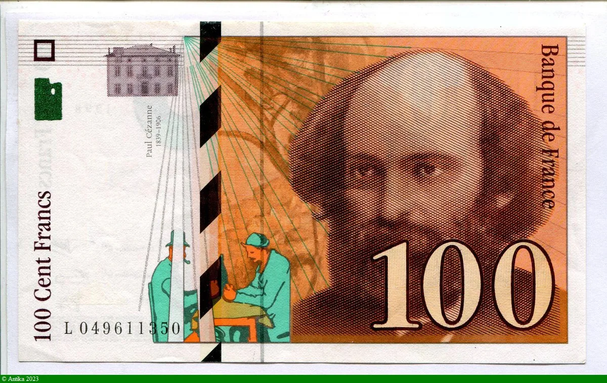 100 FRANCS CEZANNE -Type 1997