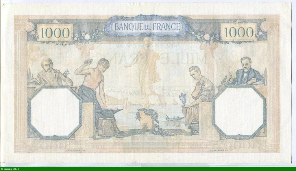 1000 FRANCS CERES & MERCURE - Type 1927 modifié