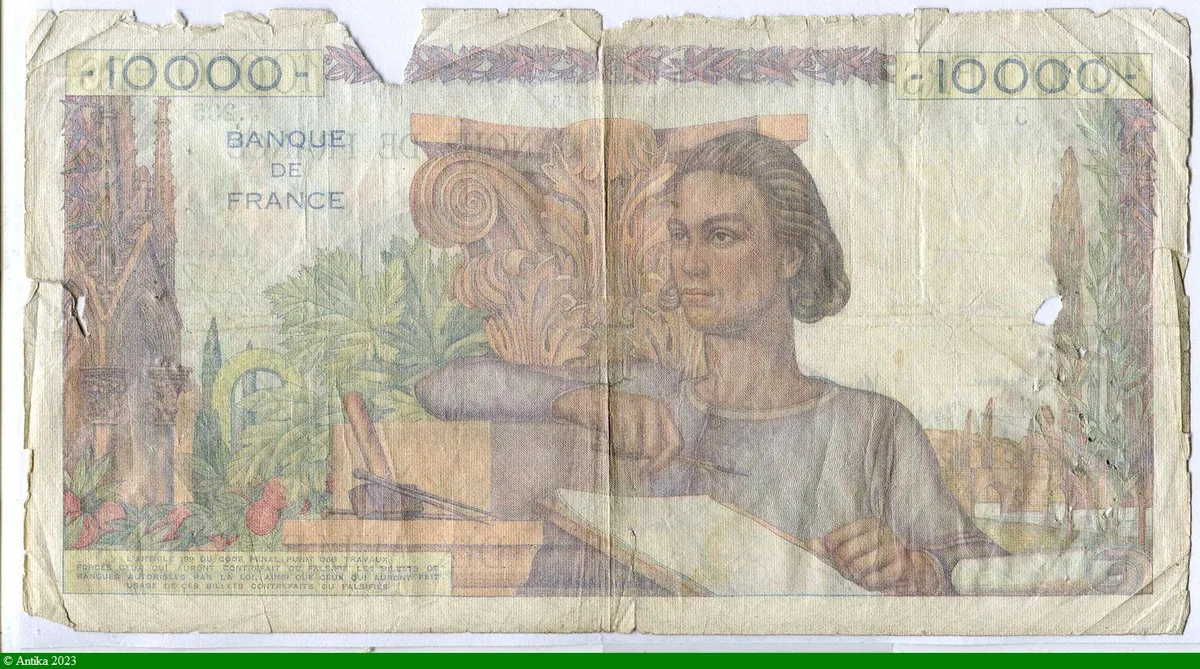 10 000 FRANCS GENIE Français- Type 1945