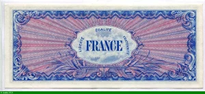 100 FRANCS Verso "France"