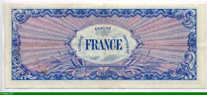 100 FRANCS Verso "France"